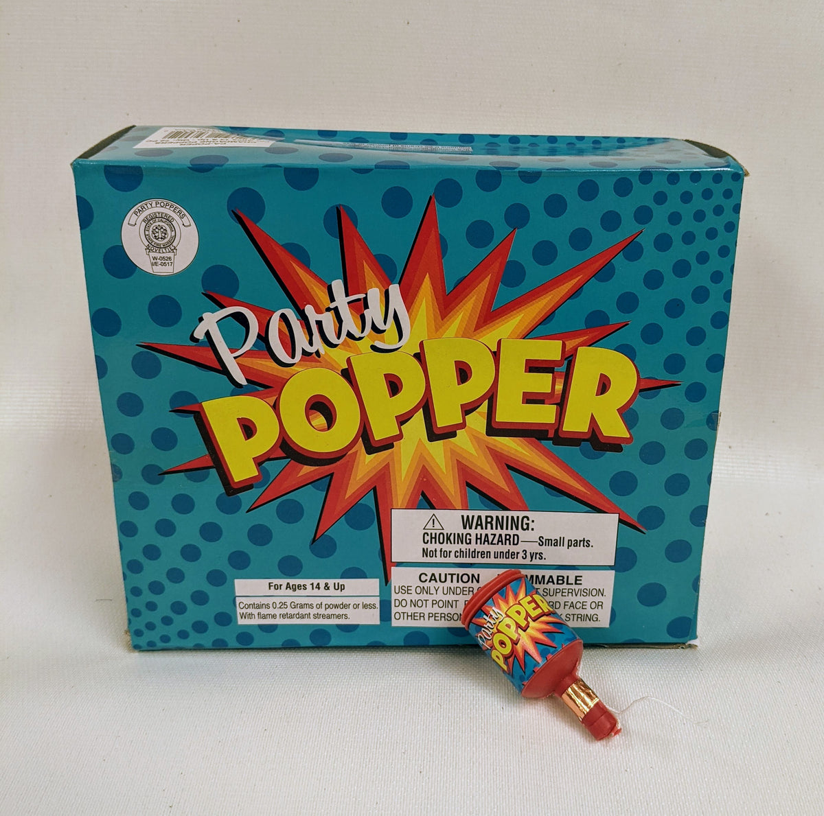 Party Poppers (6 Dozen/Box) Wagner Trading, Inc.