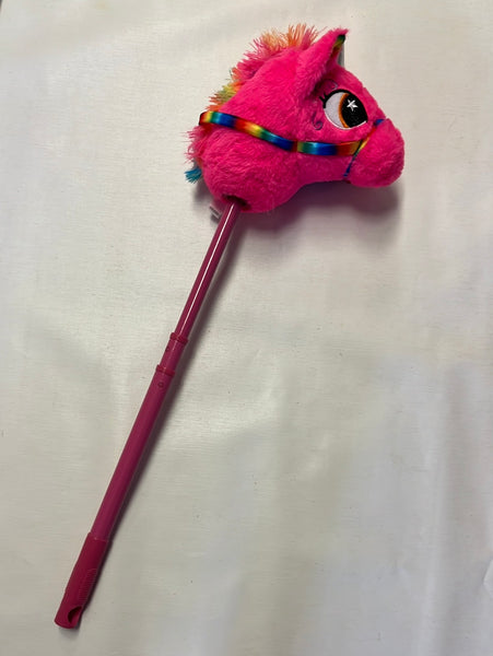 36" Pink Unicorn Stick w/Sound (1 Unit)