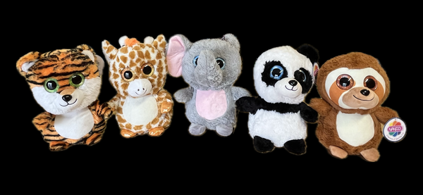 10" Plump Pal Animals Plush (1 Dozen)