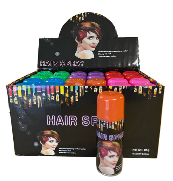 Hair Color Spray - Assorted (2 Dozen Display)