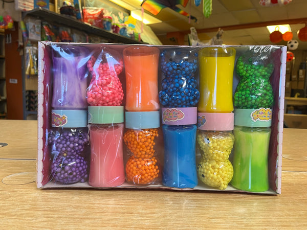 Bear Cap Slime Bottles (6 Pcs Display)