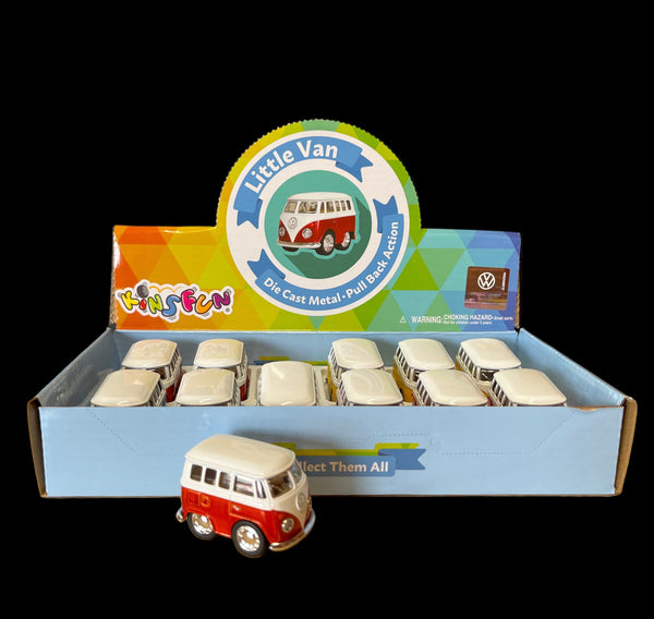 2” Die Cast Mini volkswagen Bus (1 Dozen)