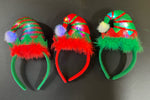 Light-Up Christmas Hat Headband (1 Dozen)