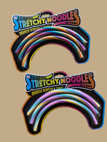 Rainbow Stretchy Noodle 3 pc Card  (1 Unit)