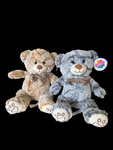 14” Bow Tie Bear Plush - Assorted (1 Unit)