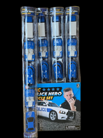 5pc Die Cast Police Vehicle Tube Set (1 Dozen)