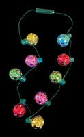 Light-Up Christmas Jingle Bells Necklace (1 Unit)