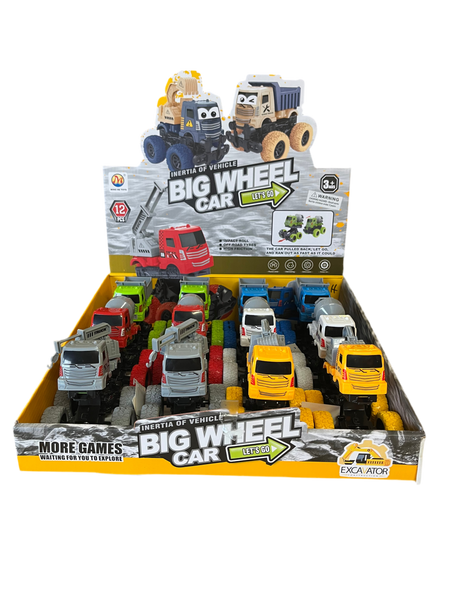 Big Wheel Construction Vehicles (1 Dozen)