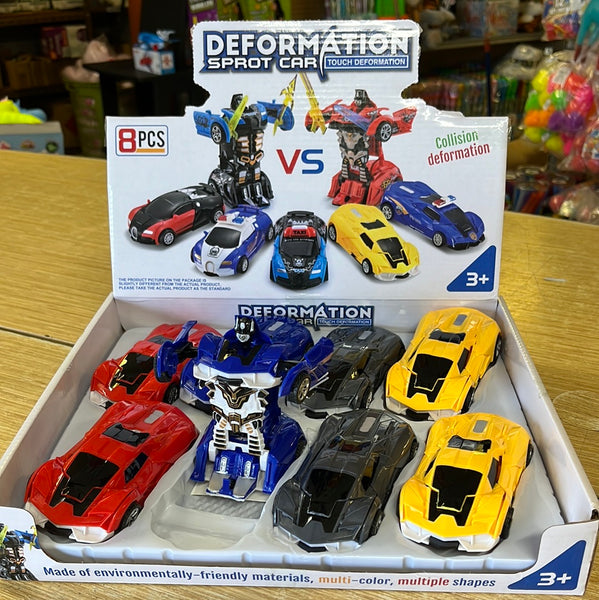 Transformation Robot Cars - Assorted (8 cars/Unit)