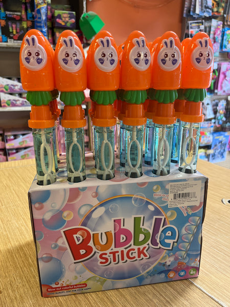 Carrot Bunny Bubble Stick (1 Dozen)