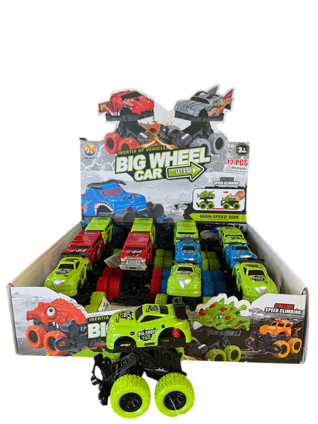 Big Wheel Cars (1 Dozen Display)