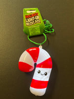 Candy Cane Light Up Necklace (1 Dozen)