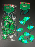 Light-Up Christmas Tree Necklace (1 Dozen)