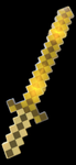 24" Gold Pixel Sword (1 Dozen)