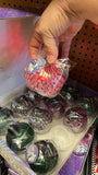 3" Light-up Mesh Squish Glitter Ball - Assorted (1 Dozen)