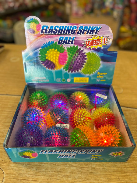 Spiky Puffer Ball w/Light and Sound (1 Dozen)