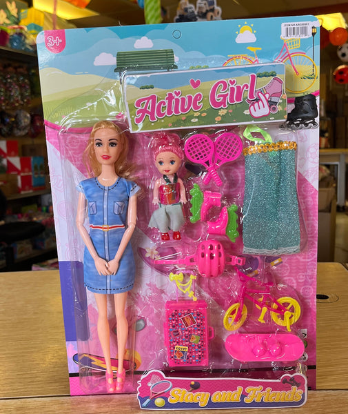Active Girl Doll Playset (1 Unit)
