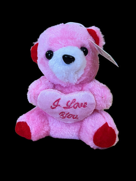 6.5” Pink Teddy Bear (1 Dozen)