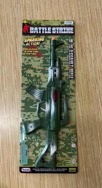 15.5” M-16 Assault Rifle Sparkling Action (1 Unit)