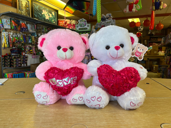 16” Teddy Bear W/Heart and Music - Assorted (1 Unit)