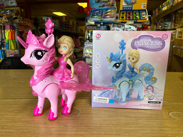 Princess Unicorn With Light and Music (1 Unit)