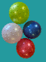 5” Knobby Ball Assorted  (1 Dozen)