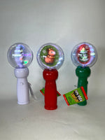 Christmas Spinning Globe Wand (1 Dozen)