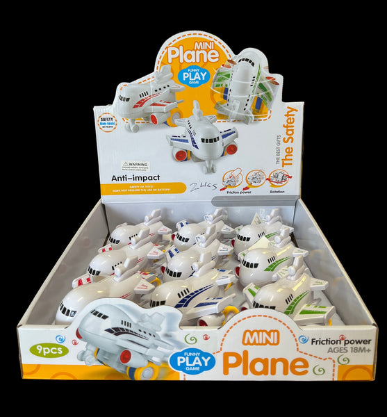 Friction Airplane (9pc Display)