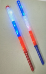 Red, White, And Blue Light-Up Stick (1 Dozen)