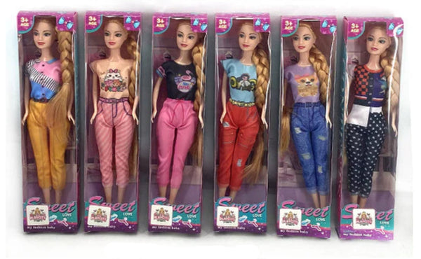 11" Long Hair Doll (1 Unit)