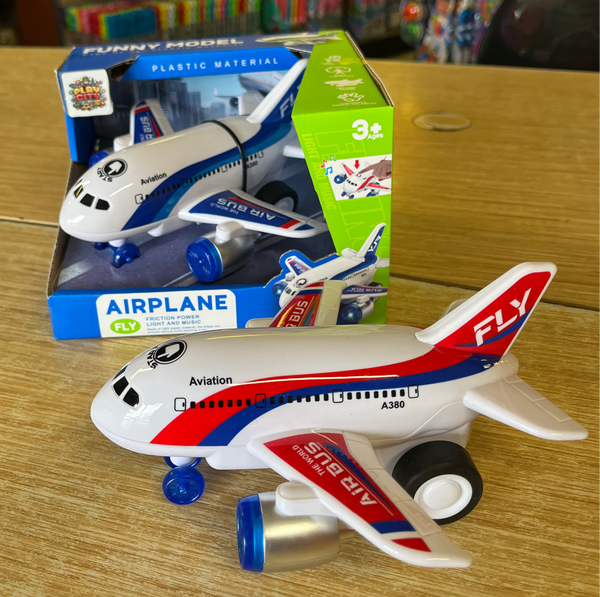 7" Airplane w/Lights and Sound (1 Unit)