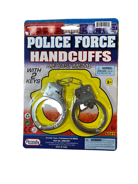 3.5" Die Cast Metal Handcuffs (1 Unit)