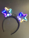 Light-Up Neon Star Headband (1 Dozen)