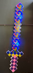 Tie Dye Pixel Sword 18" (1 Dozen)