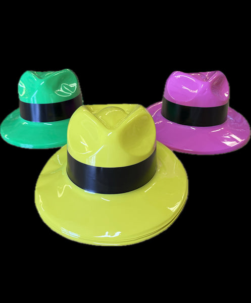 Neon Gangster Hat (1 Dozen)