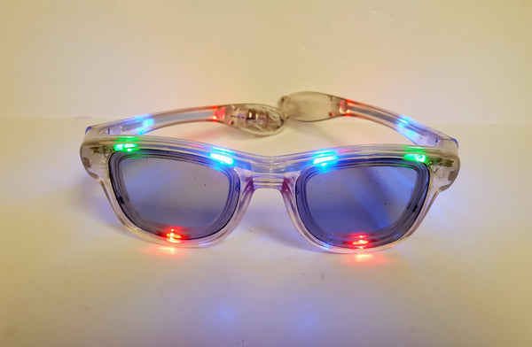 Flashing Retro Glasses (1 Dozen)