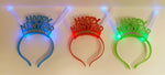 Light-Up Happy New Year Fiber Optic Headband - Assorted (1 Dozen)