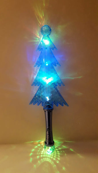 Christmas Tree Wand With Light 15" (1 Dozen)