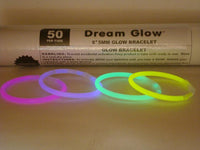 Glow Bracelets 50-Pack - Assorted (1 Unit)