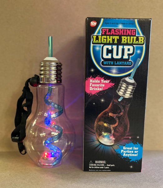 Flashing Light Bulb Cup (1 Unit)