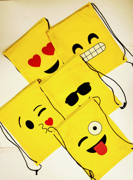 Emoticon Backpacks 16" x 13" - Assorted (1 Dozen)